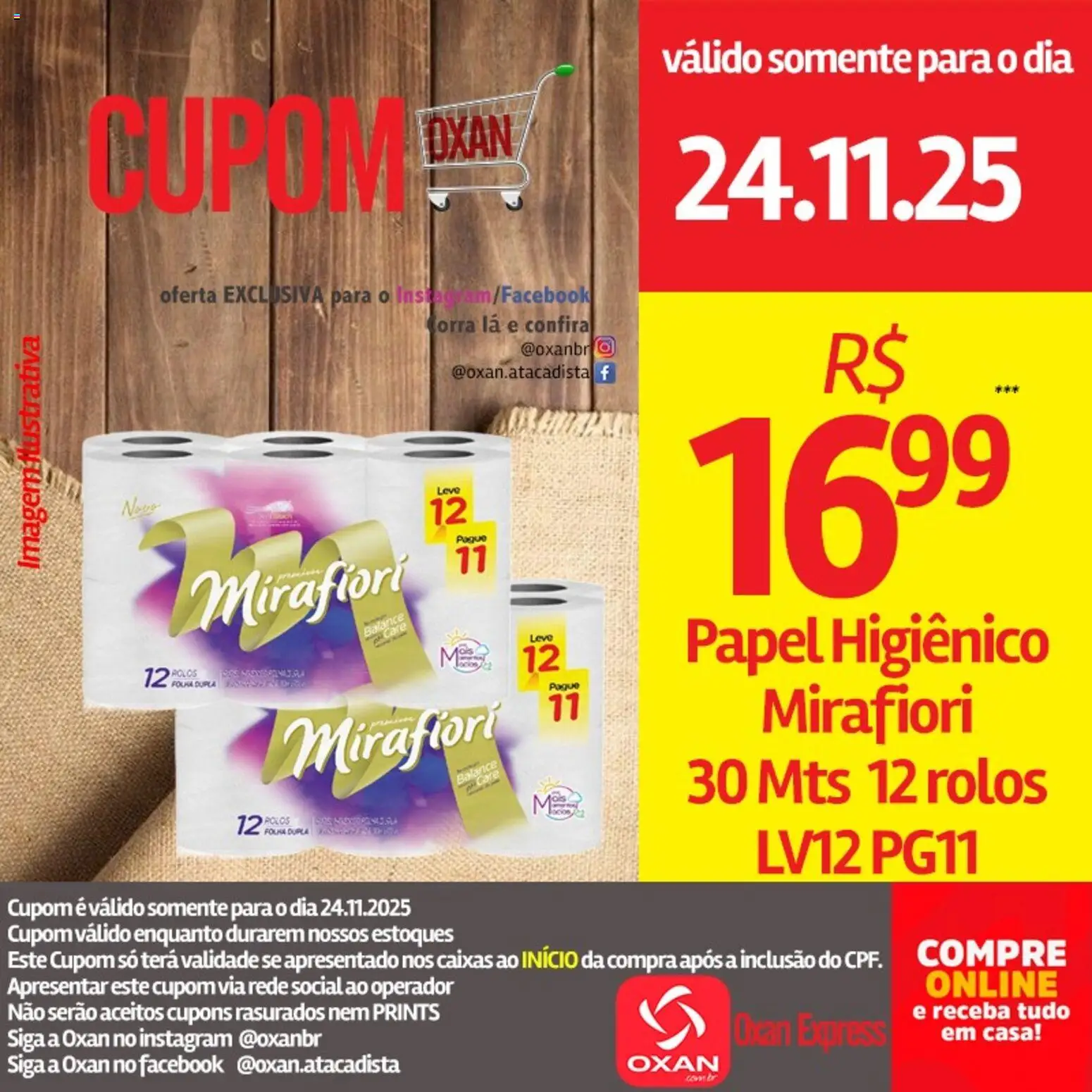 Oxan Atacadista Folheto - válido de 24.11.2025 | Página: 7 | Produtos: Papel higiênico
