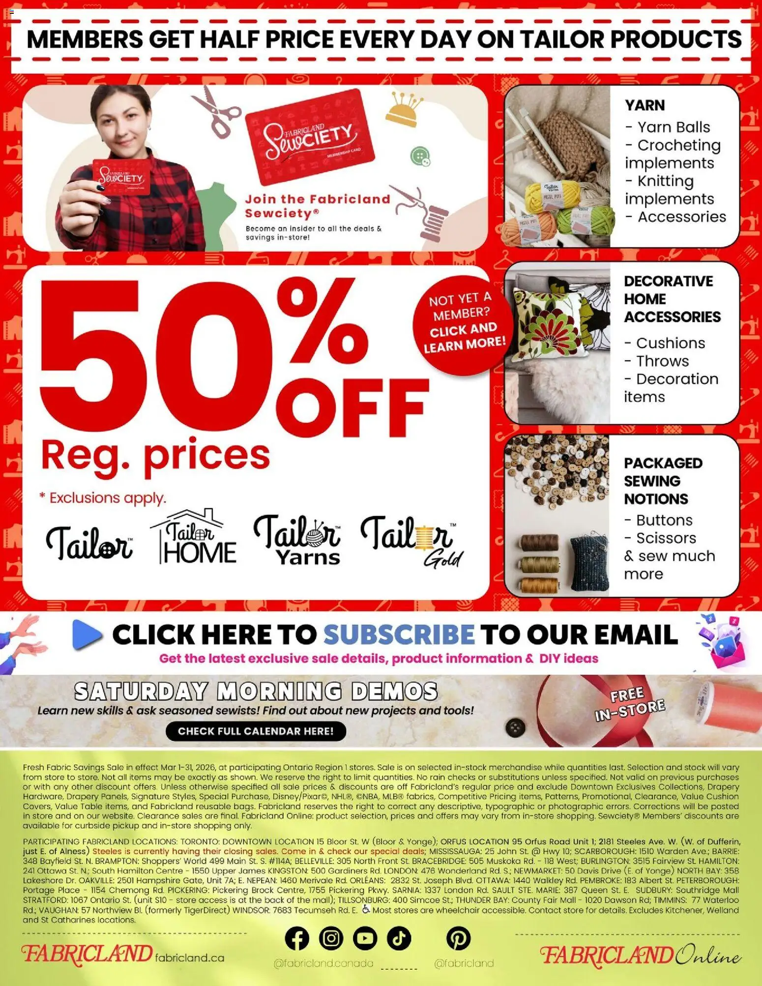 Fabricland flyer valid from 01.03.2026 | Page: 15
