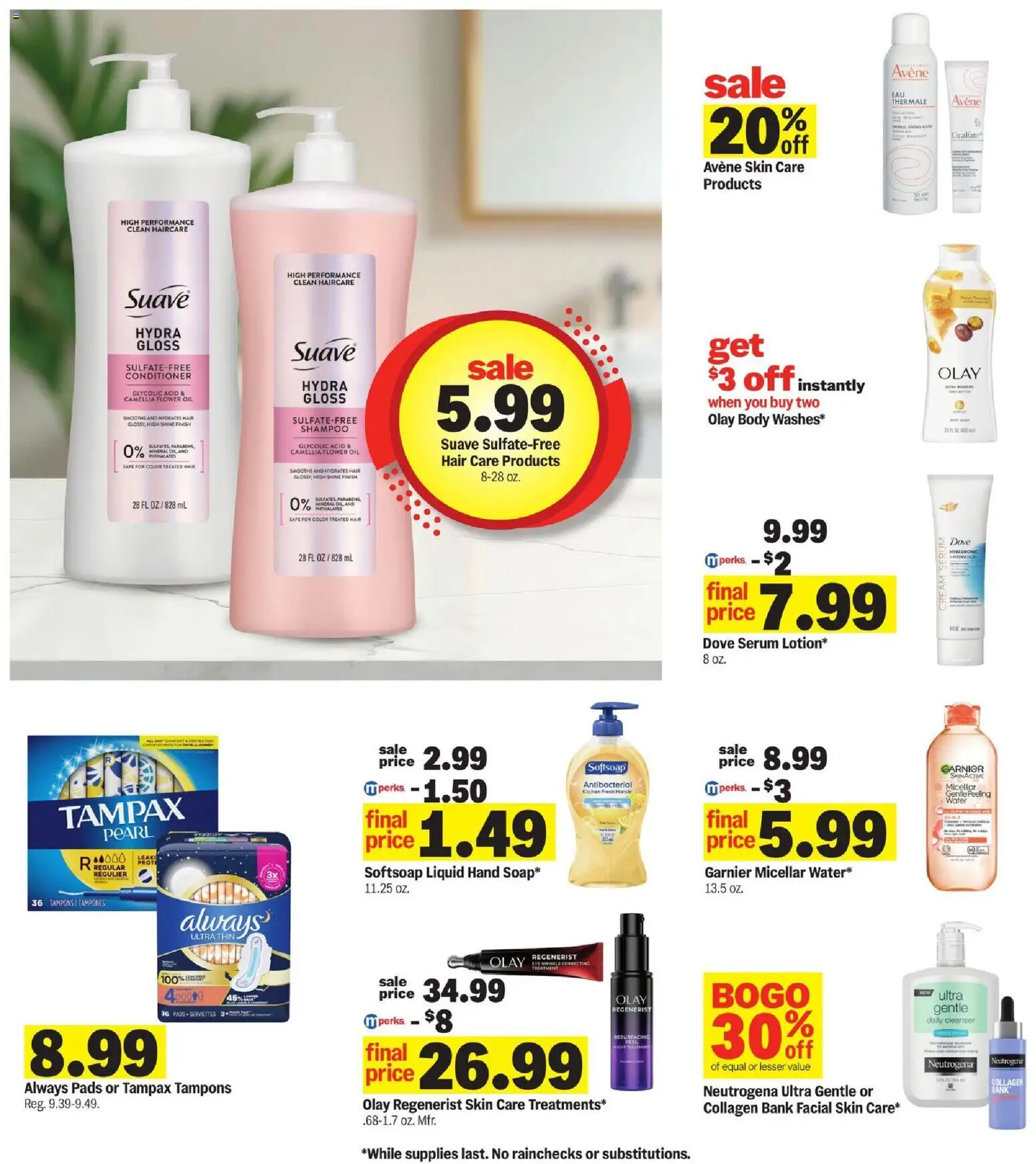 Meijer Weekly Ad - MI - valid from 11.02.2026 | Page: 25 | Products: Safe, Shampoo, Conditioner, Pads