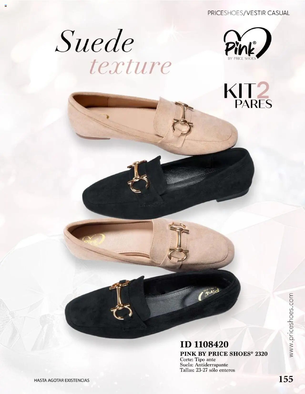 Nuevas ofertas de Price Shoes válidas en toda la República Mexicana desde el 05.08.2024. ¡Encuentra las mejores ofertas en Price Shoes catálogo Vestir Casual ! | Página: 155