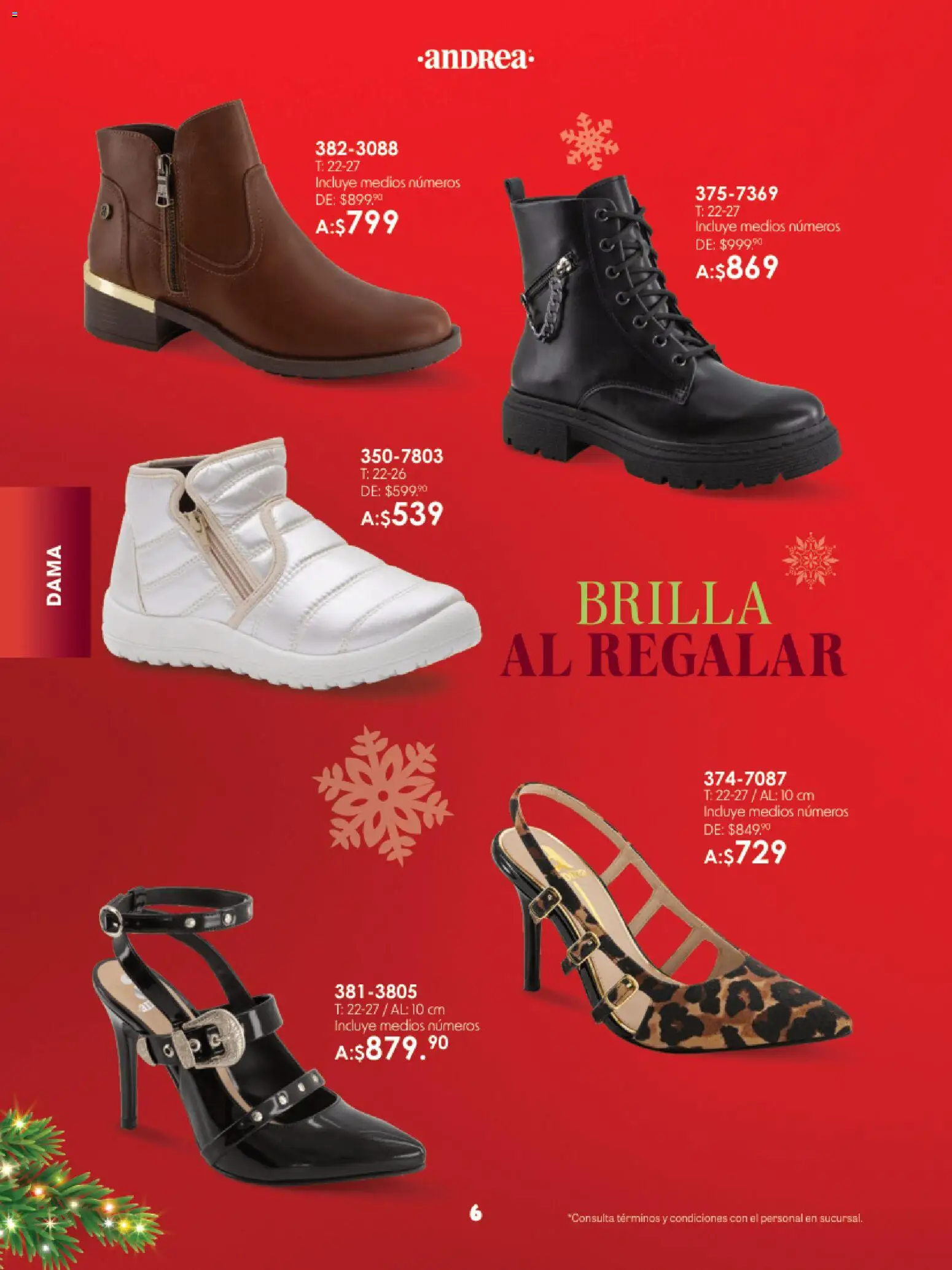 Nuevas ofertas de Andrea válidas en toda la República Mexicana desde el 23.11.2025. ¡Encuentra las mejores ofertas en Andrea catálogo Guía de regalos! | Página: 6 | Productos: Agua, Cargador, Cable, Batería