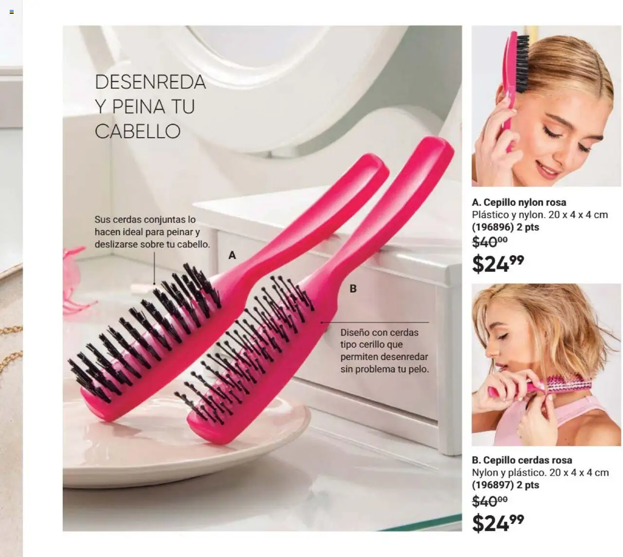 Nuevas ofertas de AVON válidas en toda la República Mexicana desde el 09.10.2025. ¡Encuentra las mejores ofertas en AVON - Casa & Estilo 16 2025! | Página: 135 | Productos: Cepillo, Sobre