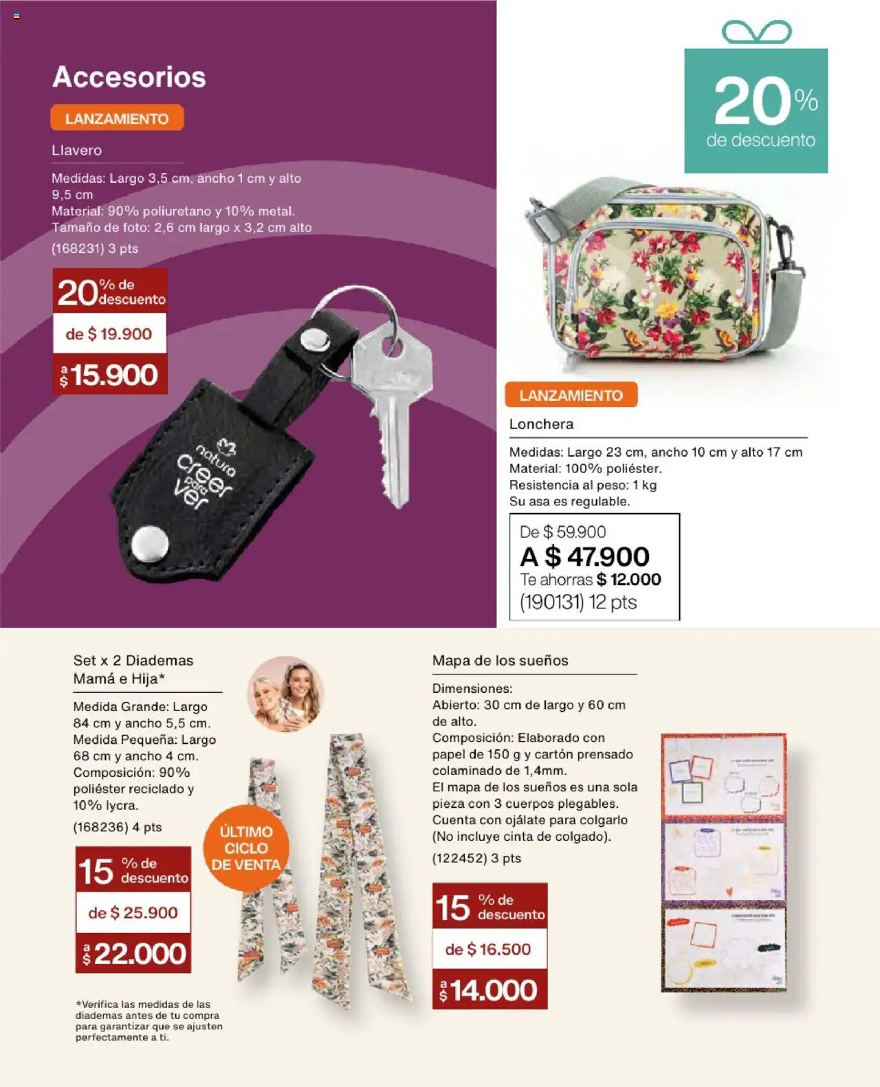 Natura revista - valida desde el 23.07.2025 | Página: 164 | Productos: Té, Peso, Lonchera, Cinta