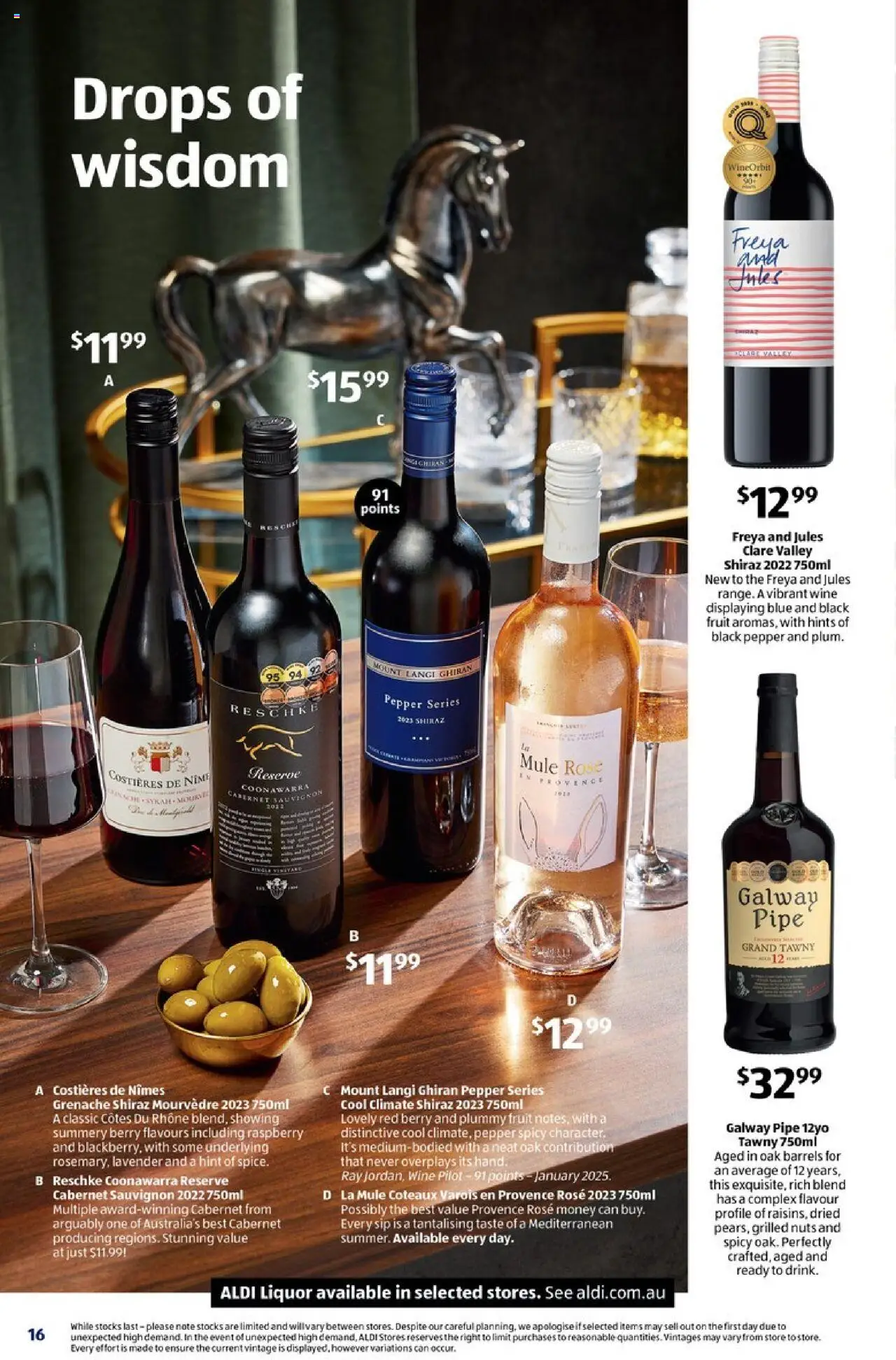 Aldi catalogue - valid from 20.08.2025 | Page: 16 | Products: Wine, Nuts, Pepper, Raspberry