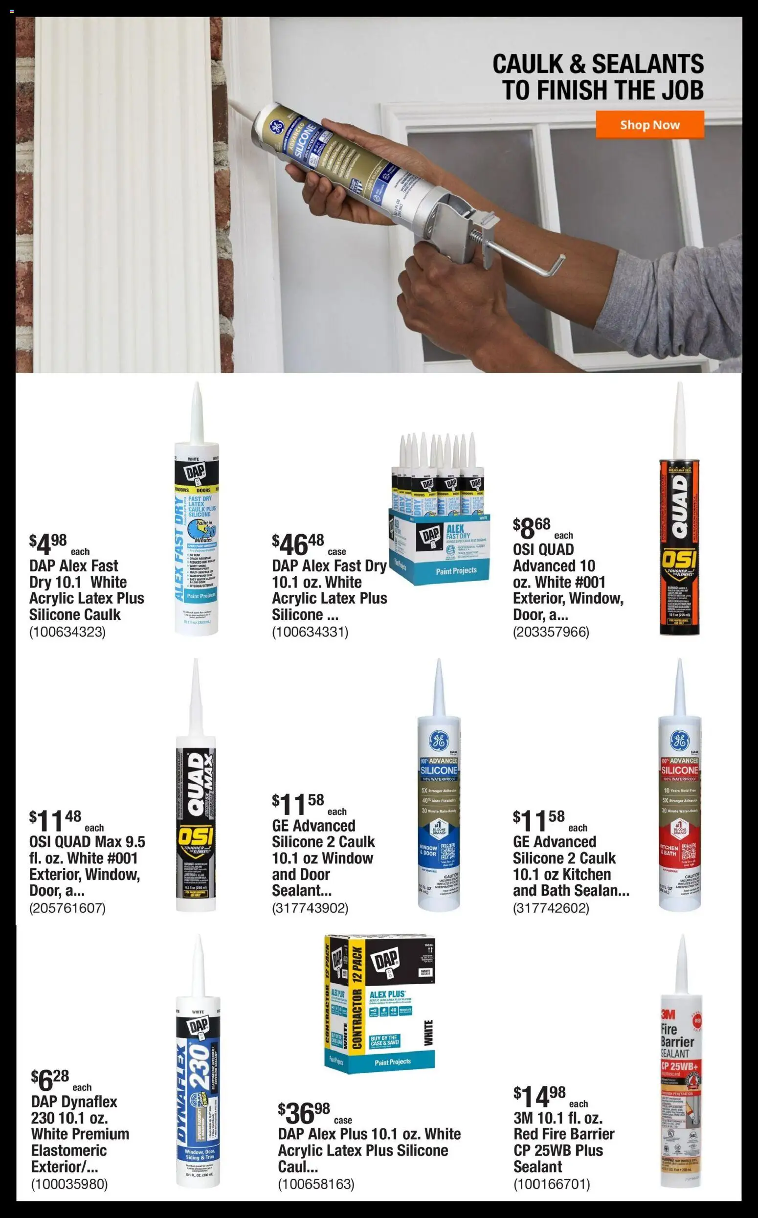 Home Depot Shop Pro Ad - GA - valid from 02.02.2026 | Page: 4 | Products: Sealant, Trim, Bath, Case