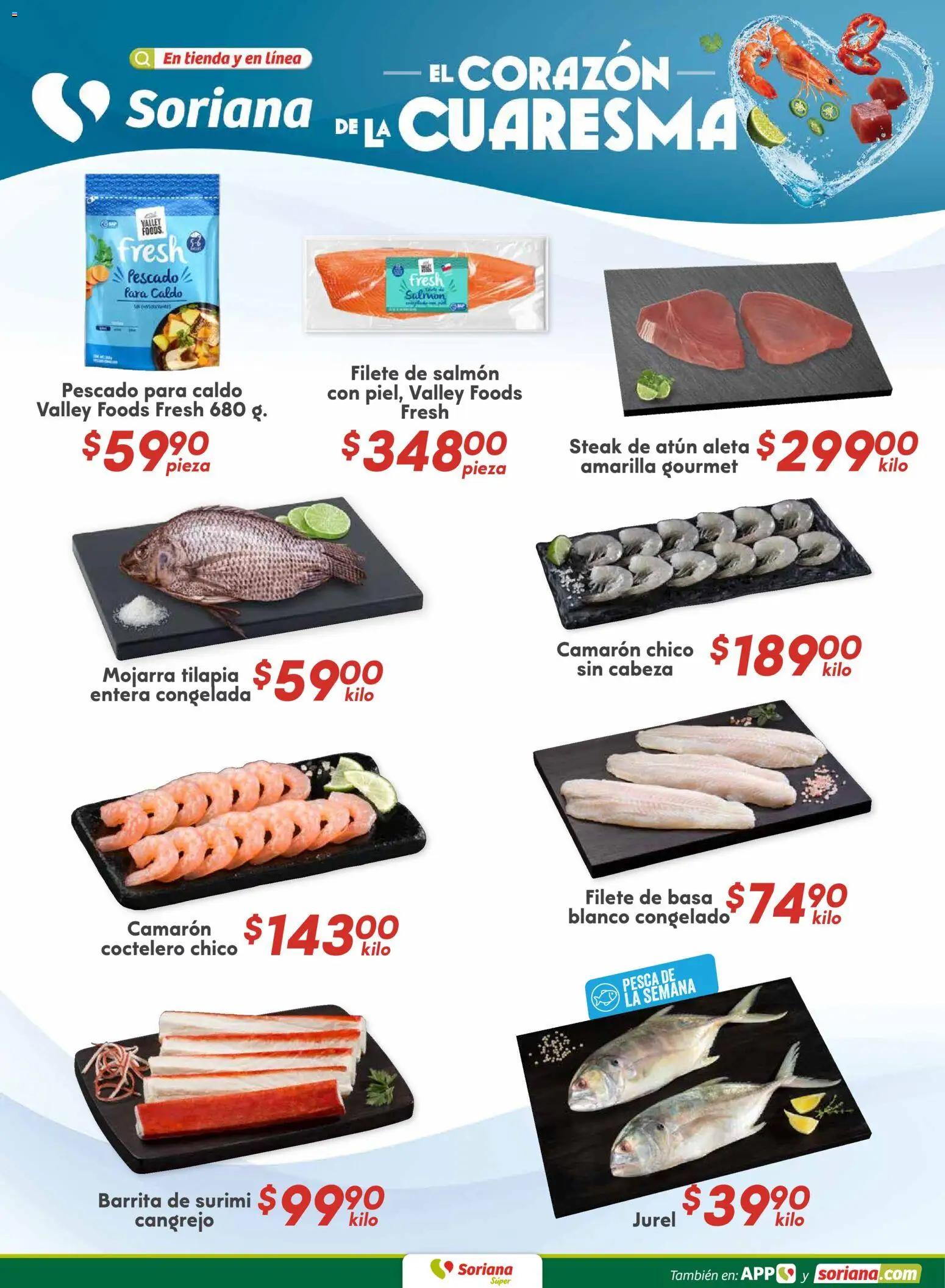 Nuevas ofertas de Soriana válidas en toda la República Mexicana desde el 19.02.2026. ¡Encuentra las mejores ofertas en Soriana - Fin de Semana Súper: Saltillo y Torreón! | Página: 10 | Productos: Atún