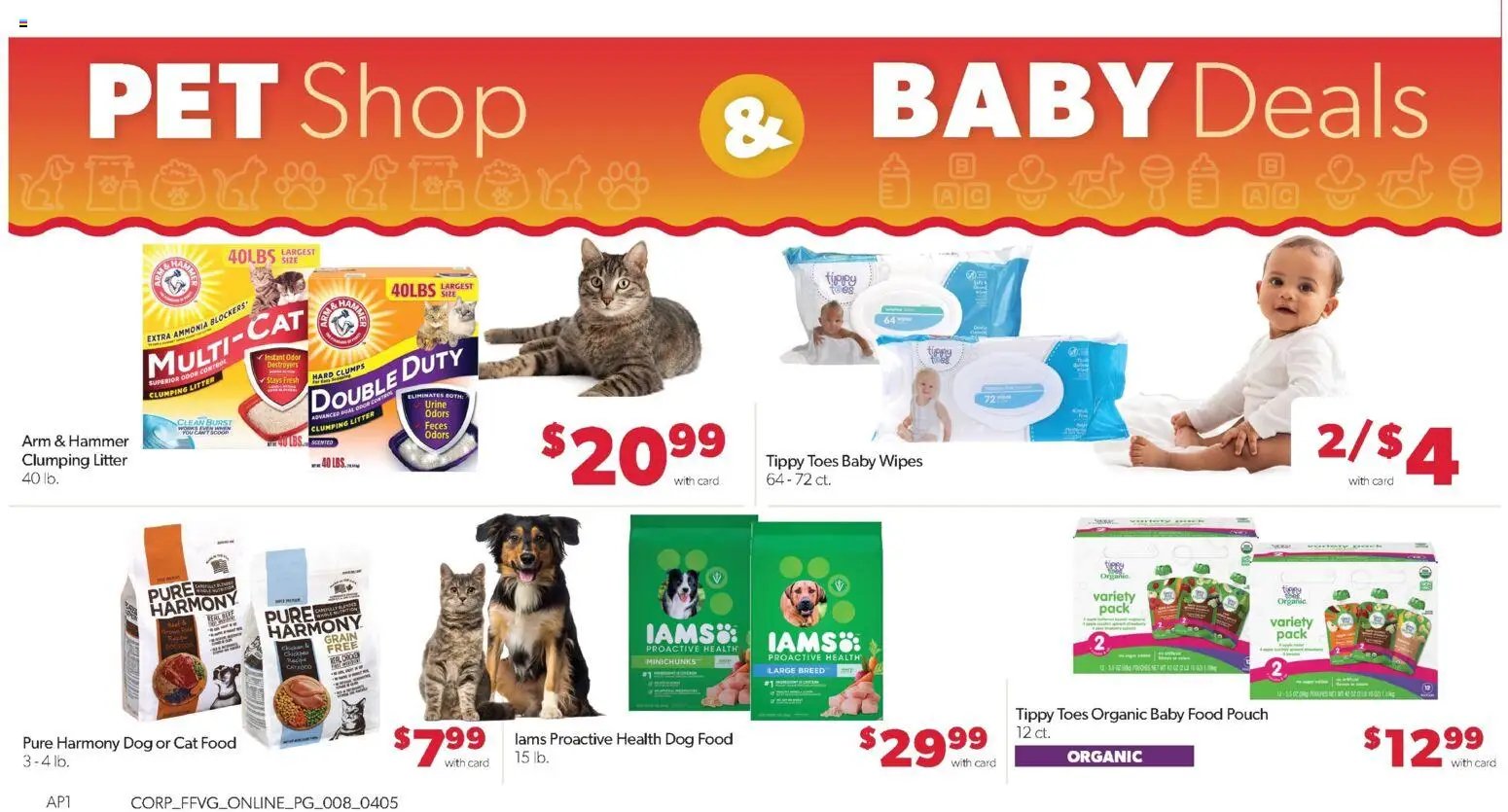 Family Fare Weekly Ad - MI - valid from 05.04.2026 | Page: 12 | Products: Dog Food, Cat Food, Hammer, Baby food