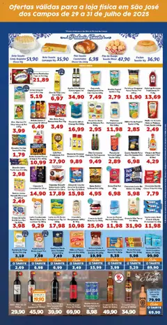 Tauste Folheto - válido de 29.07.2025 | Página: 3 | Produtos: Flocos, Azeite, Leite em pó, Pão de queijo