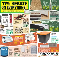 Preview of Menards weekly ads valid from 22.10.2025