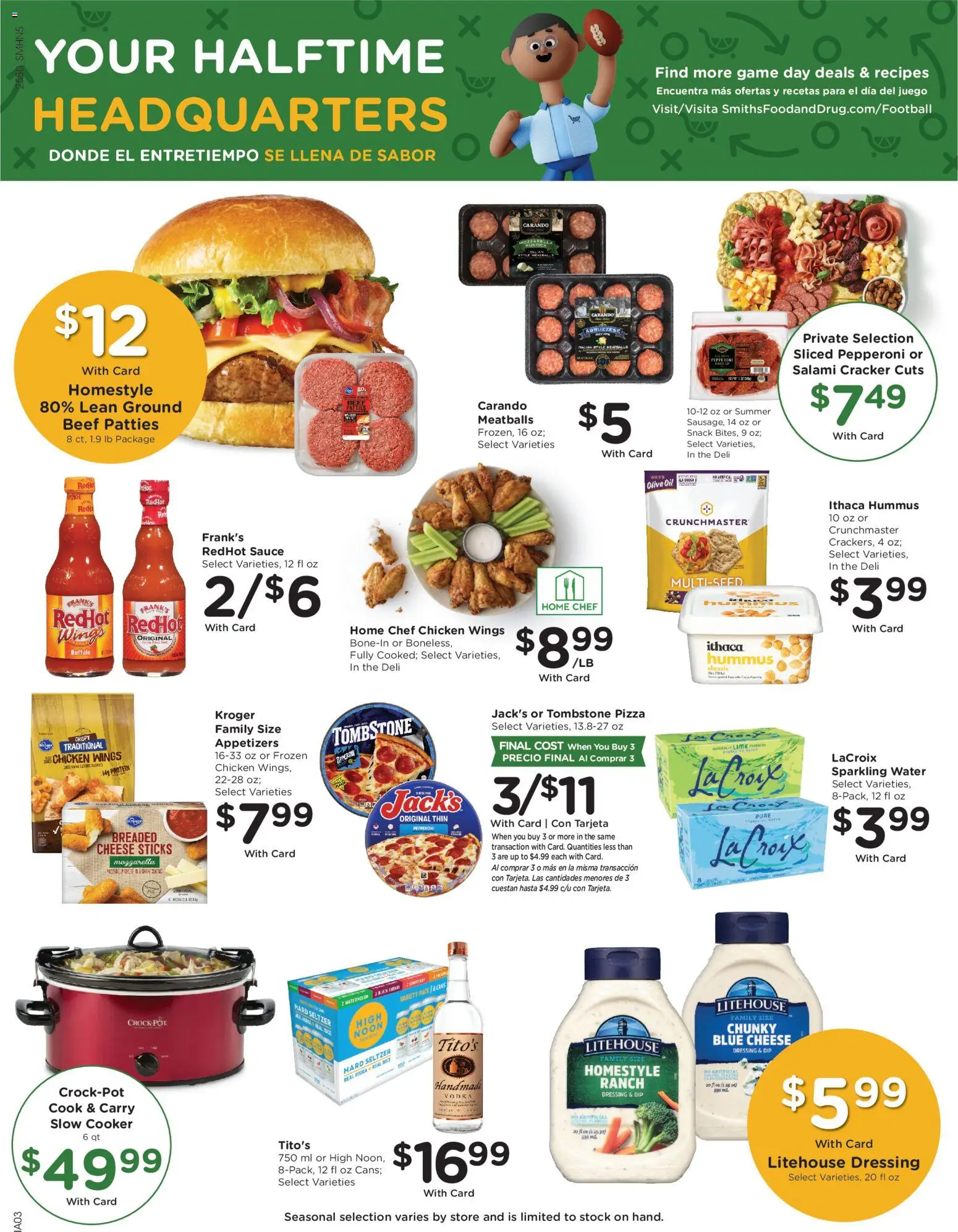 Smith's Weekly Ad - NM - valid from 14.01.2026 | Page: 6 | Products: Cooker, Cheese, Water, Sauce