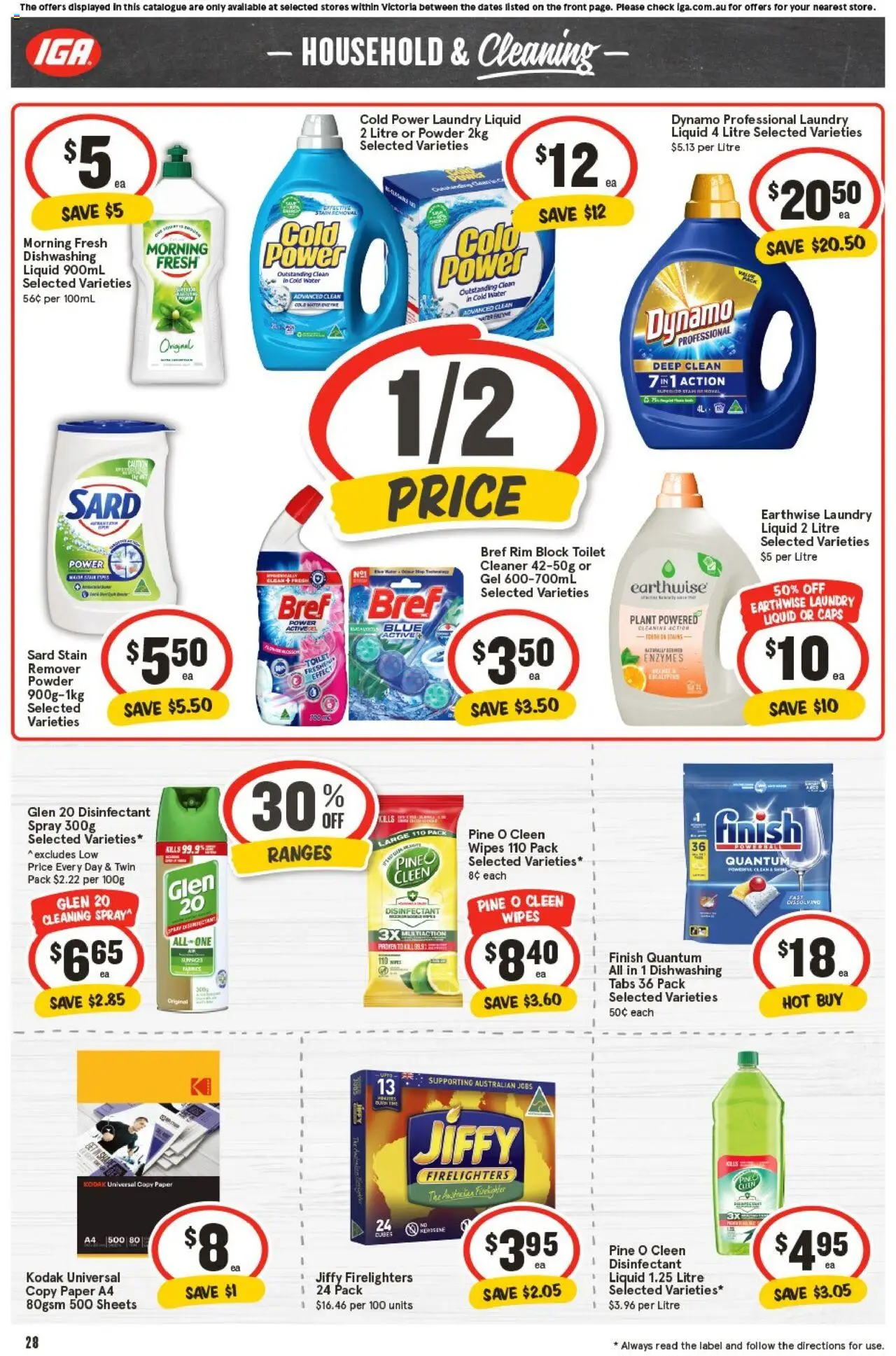 IGA catalogue - valid from 01.10.2025 | Page: 30 | Products: Yoghurt, Nappies, Batteries, Tissues