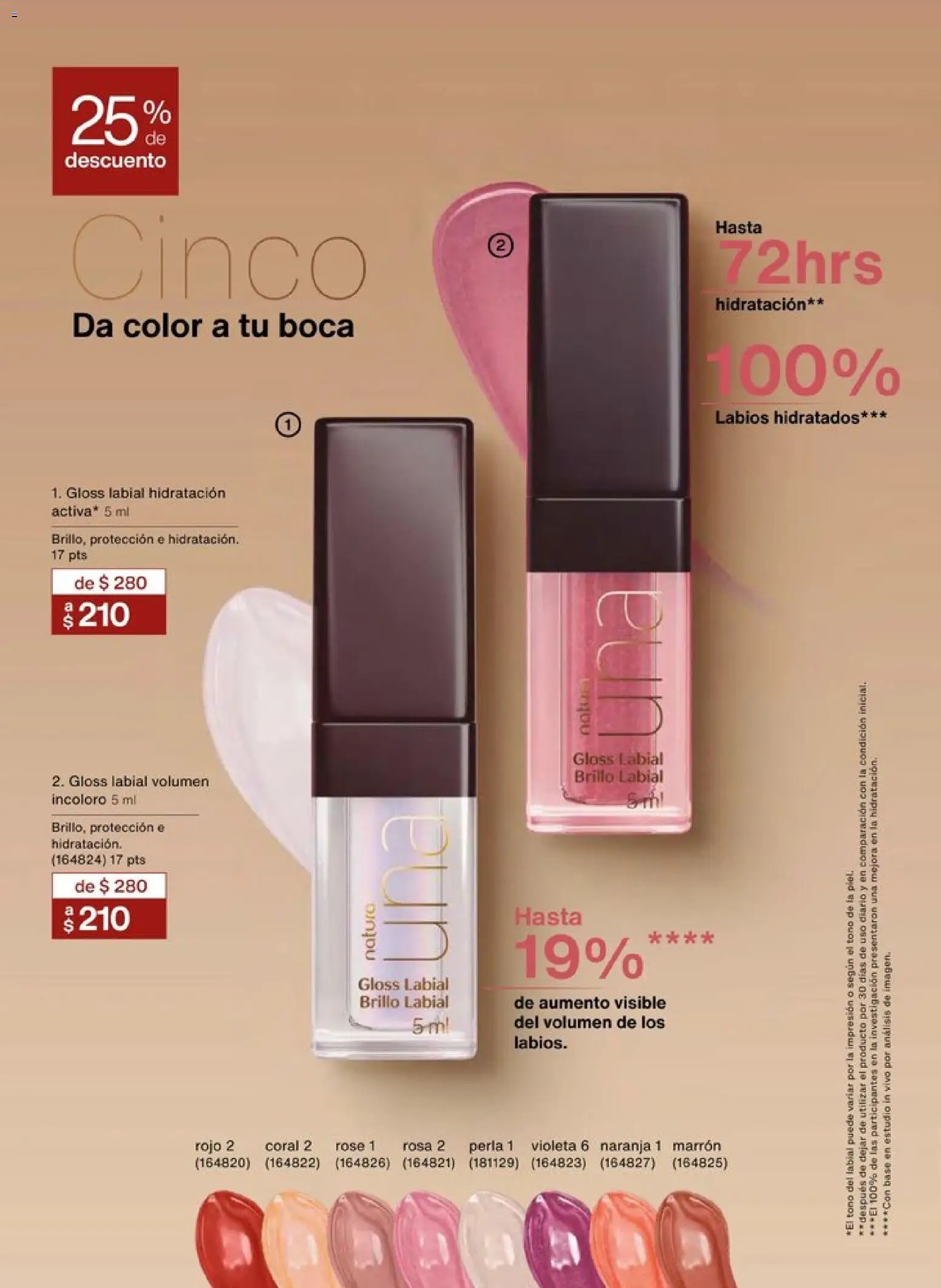 Nuevas ofertas de Natura válidas en toda la República Mexicana desde el 20.12.2025. ¡Encuentra las mejores ofertas en Natura campaña 1 2026! | Página: 51 | Productos: Brillo