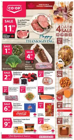 Preview of Co-op Food weekly flyer / circulaire from shop Co-op Food valid from 09.10.2025
