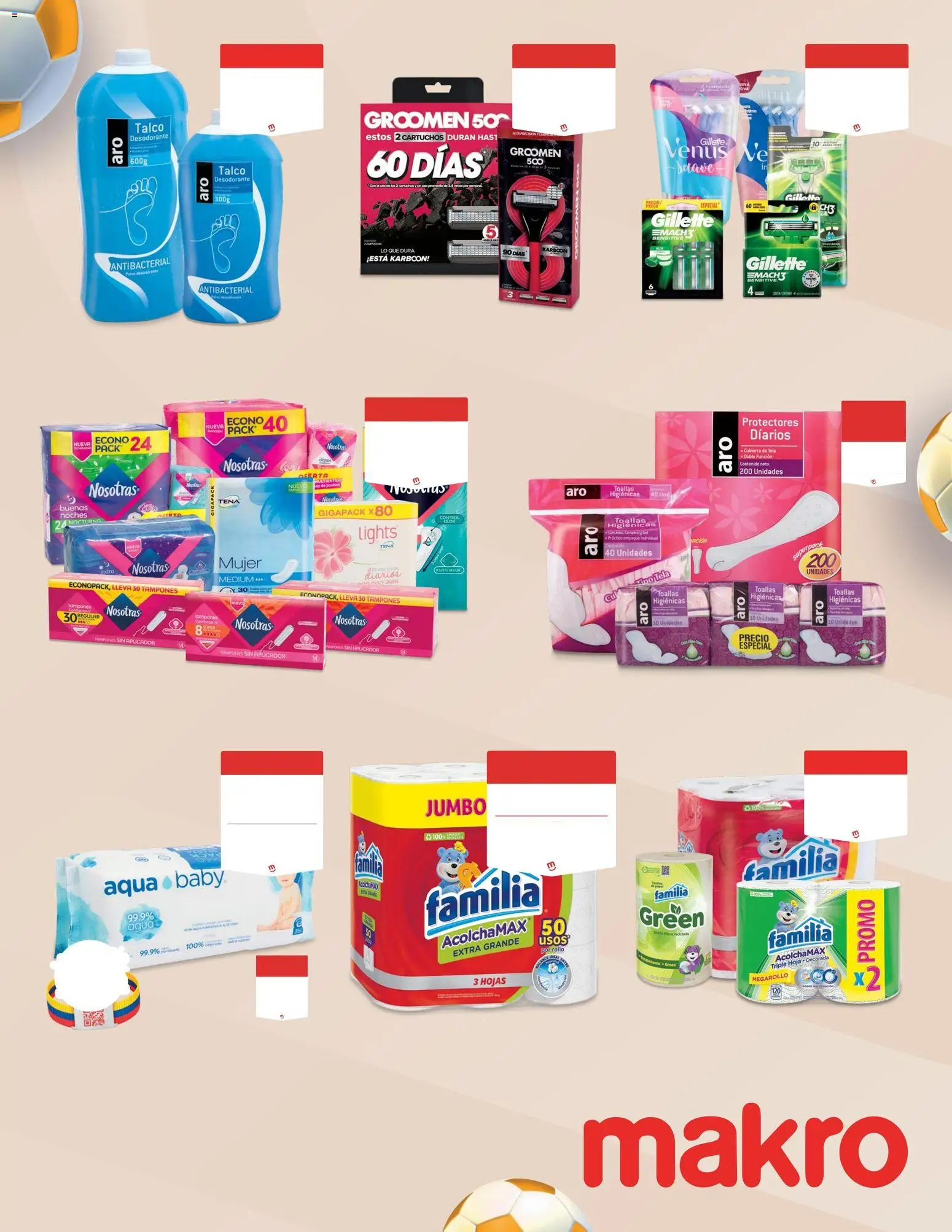 Makro revista - valida desde el 27.03.2026 | Página: 35 | Productos: Tampones, Toallas, Desodorante