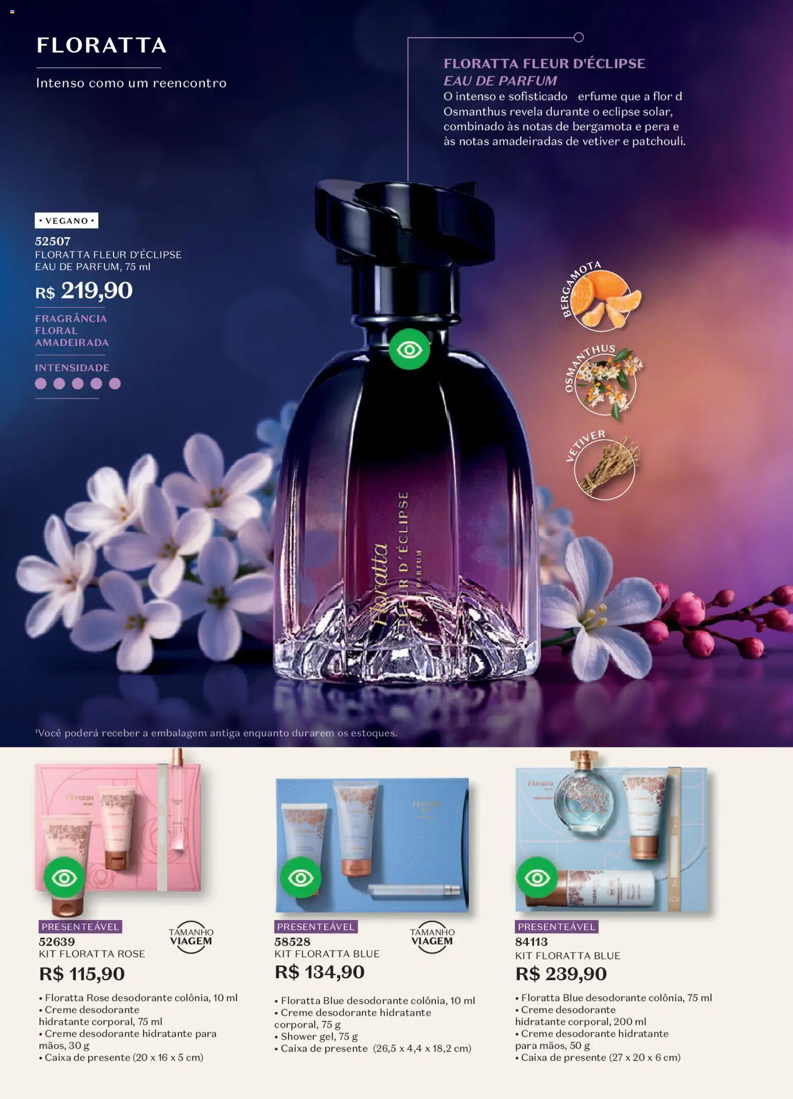 O Boticário Folheto - válido de 19.01.2026 | Página: 48 | Produtos: Pera, Bergamota, Fragrância, Caixa