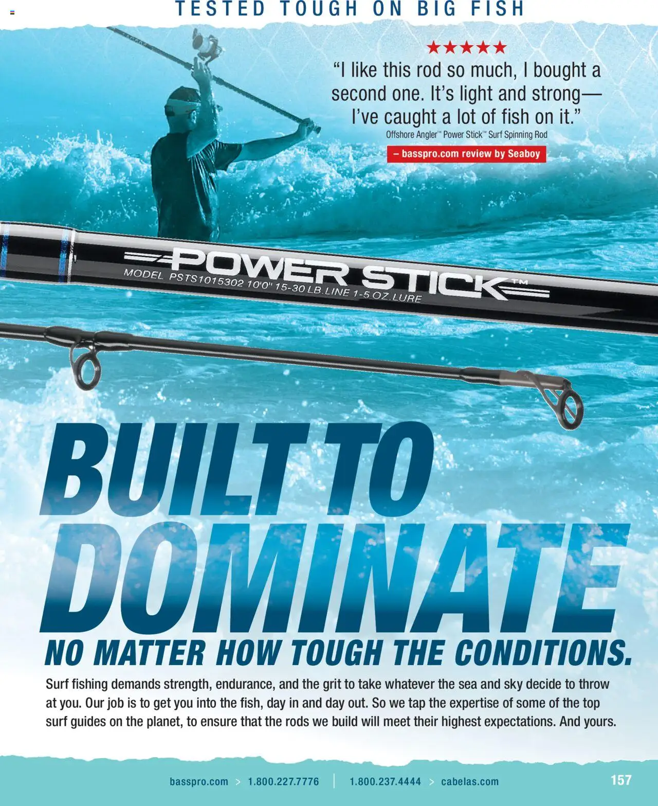 Cabela's Saltwater Specialist 25 - valid from 01.01.2025 | Page: 157 | Products: Fish, Rod