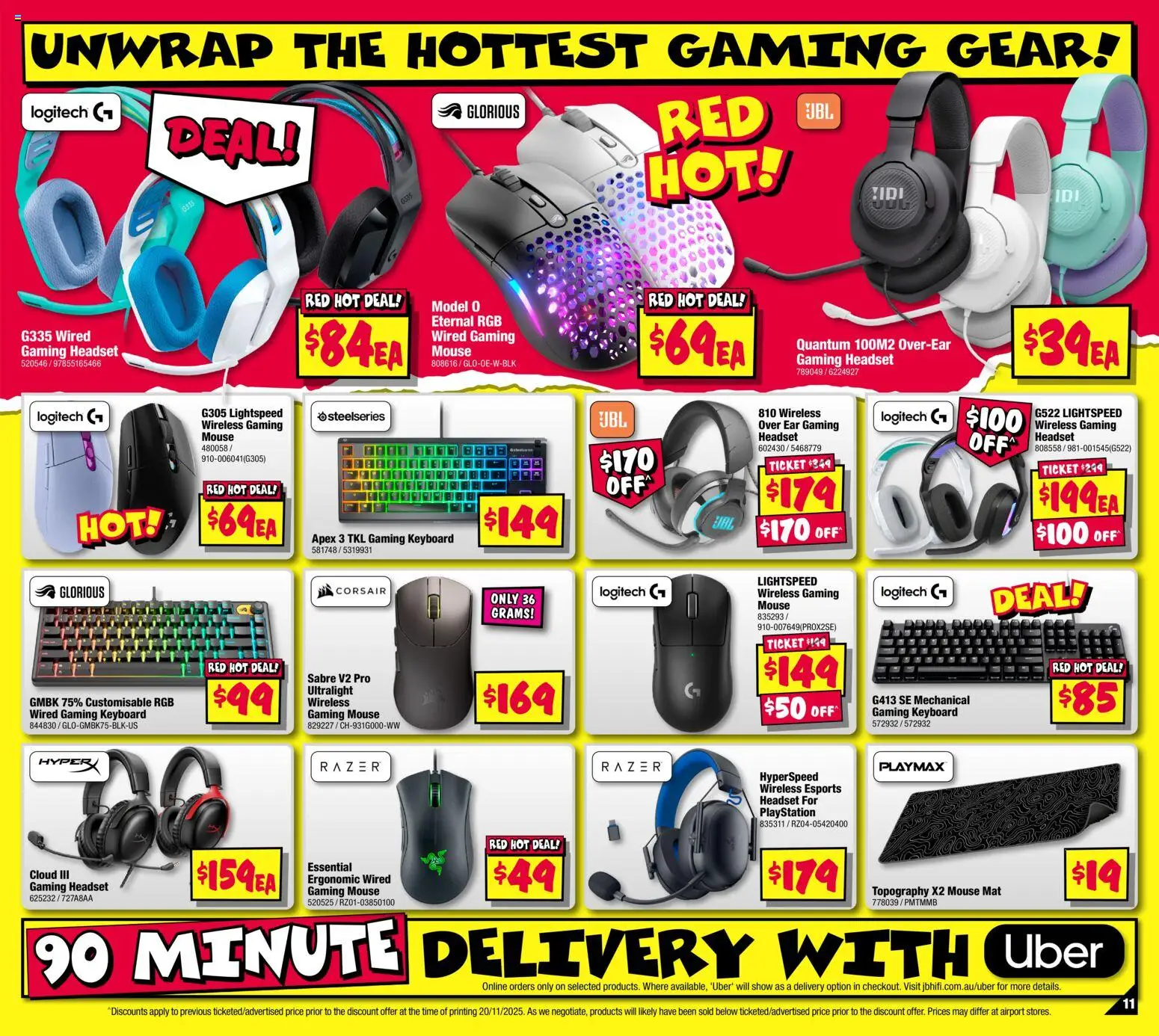 JB Hi-Fi catalogue - valid from 04.12.2025 | Page: 11 | Products: Ergonomic, Mouse, Headset, Playstation