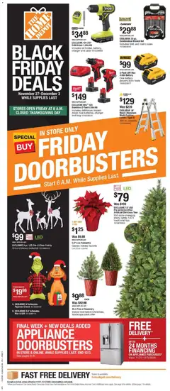 Preview of Home Depot weekly ads valid from 27.11.2025
