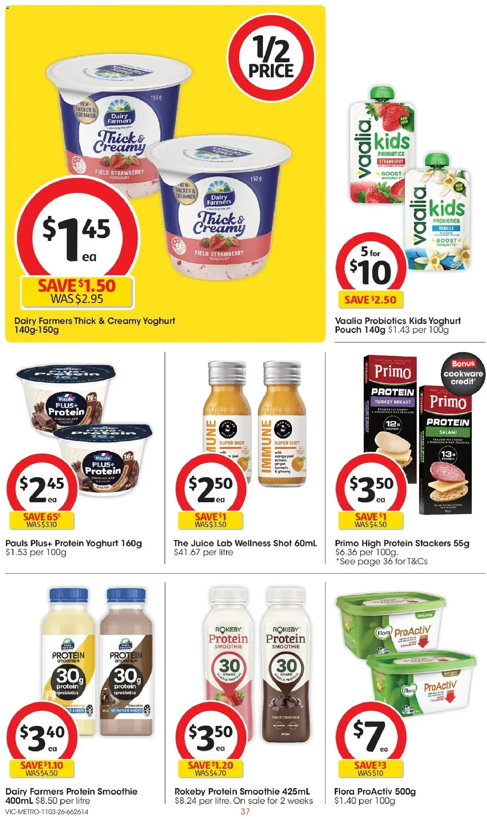 Coles catalogue - valid from 11.03.2026 | Page: 37 | Products: Milk, Salami, Rice, Sugar