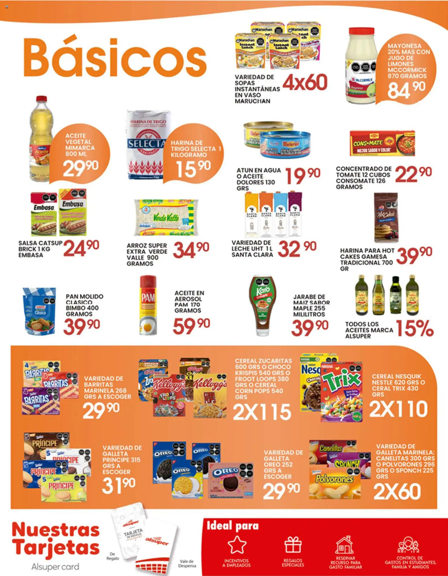 Nuevas ofertas de Alsuper válidas en toda la República Mexicana desde el 24.04.2026. ¡Encuentra las mejores ofertas en Alsuper folleto Chihuahua-Estado! | Página: 6 | Productos: Pan molido, Tomate, Leche, Aceite