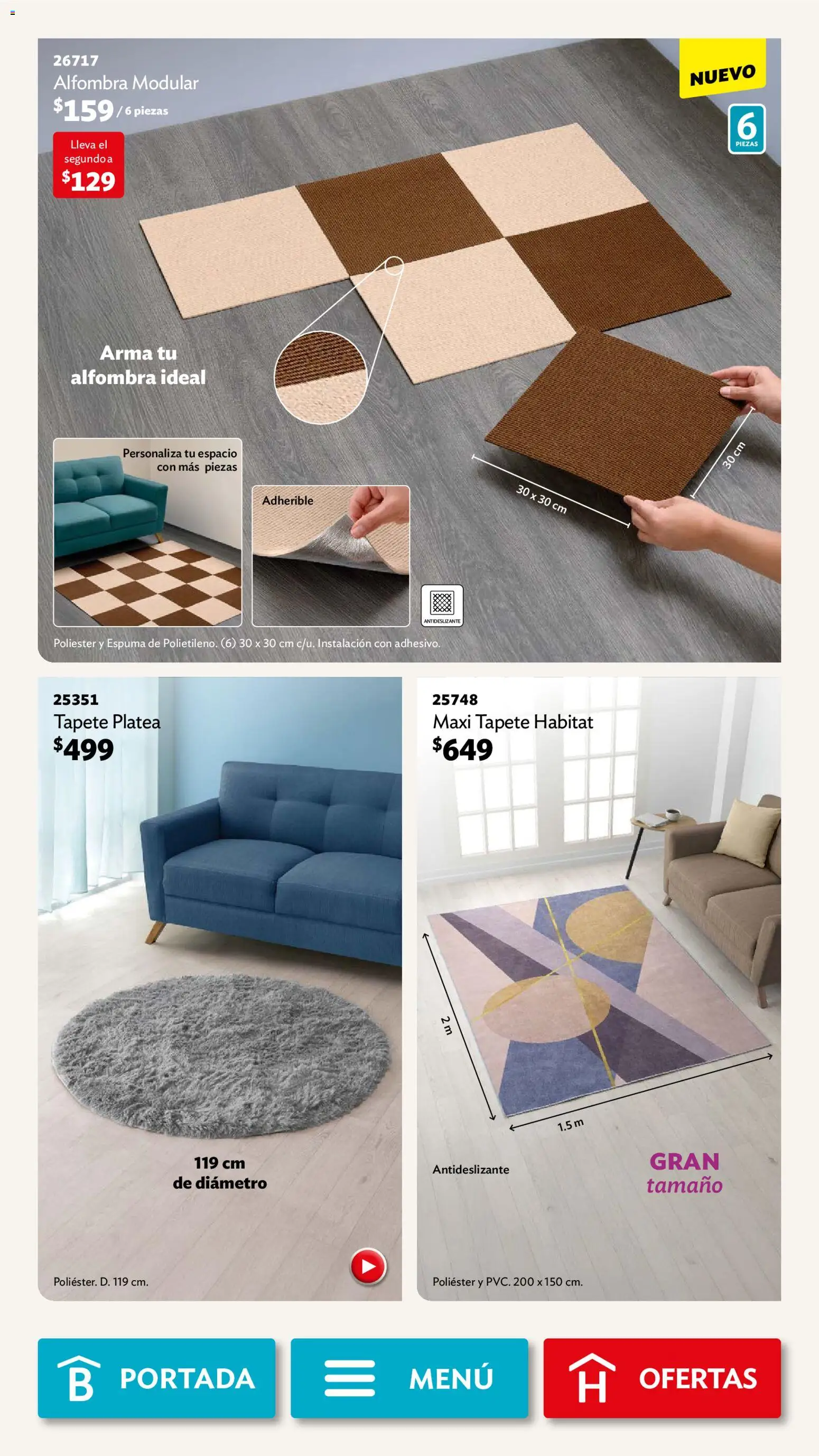 Nuevas ofertas de Betterware válidas en toda la República Mexicana desde el 02.02.2026. ¡Encuentra las mejores ofertas en Betterware campaña 2 2026! | Página: 25 | Productos: Espuma, Modular, Alfombra, Tapete