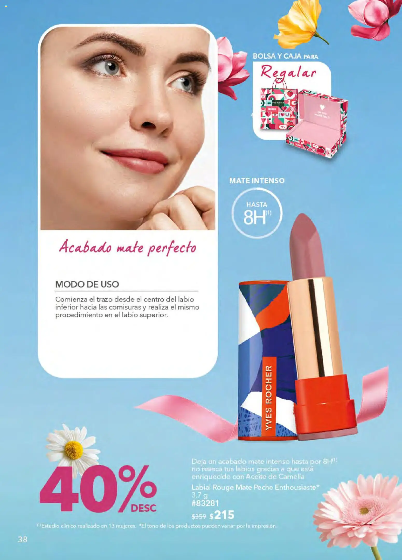 Nuevas ofertas de Yves Rocher válidas en toda la República Mexicana desde el 21.04.2026. ¡Encuentra las mejores ofertas en Yves Rocher campaña 6 2026! | Página: 38 | Productos: Bolsa, Aceite, Mate, Caja