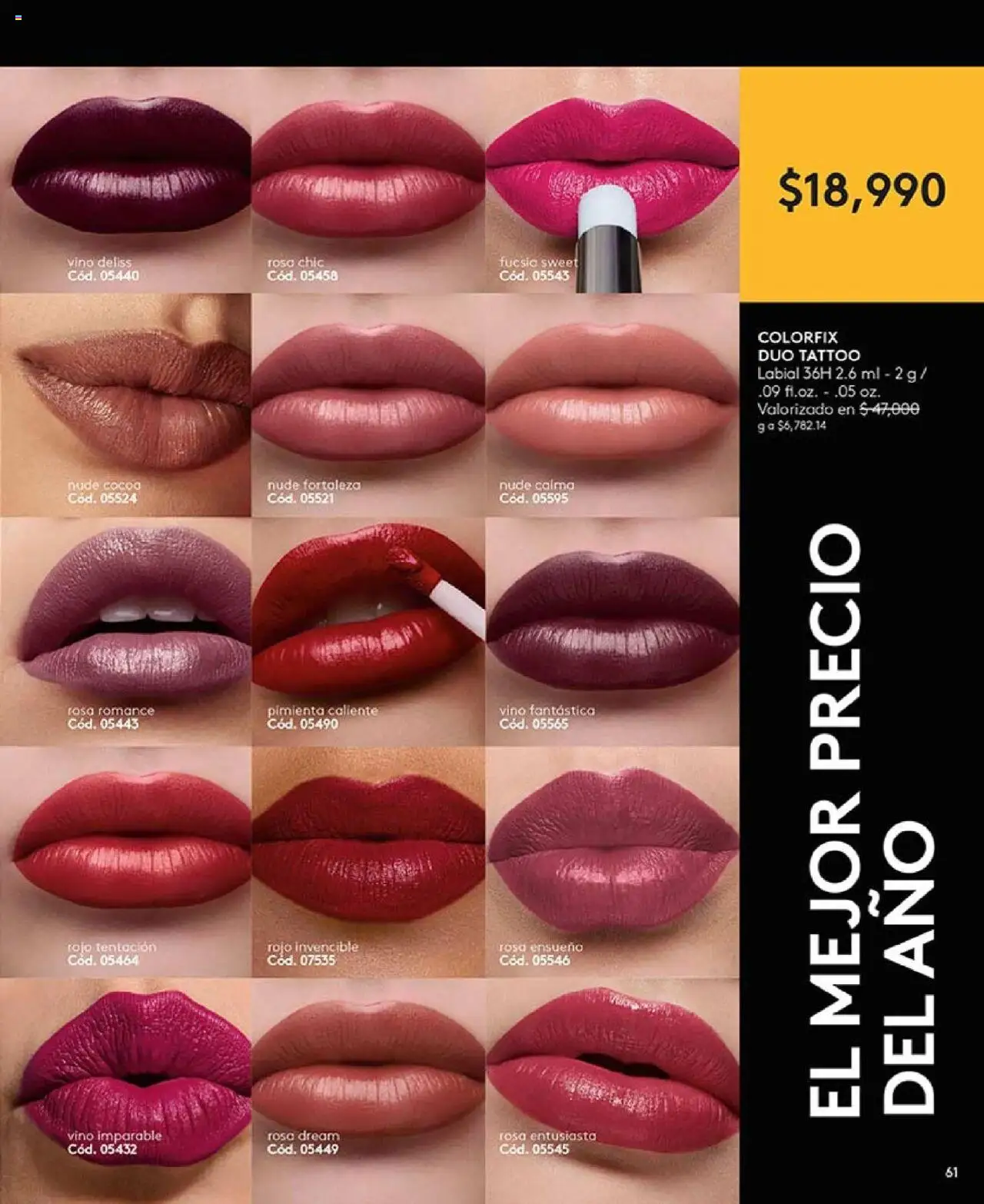 Ésika revista - valida desde el 29.07.2025 | Página: 61 | Productos: Pimienta, Vino