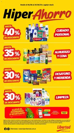 Vista previa Hipermercado Libertad catálogo válido desde el 06.08.2025