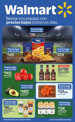 Vista previa de Walmart catálogo Ofertas, nuevo folleto de la tienda, válido en México a partir del 30.01.2026