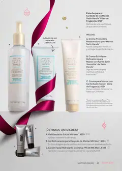 Vista previa de Crema Exfoliante Refinadora para Manos con Karité Satin Smoothie de Satin Hands®, Deja las manos limpias mientras exfolia sus impurezas., nuevo folleto de la tienda, válido en México a partir del 01.11.2025 | Página: 30