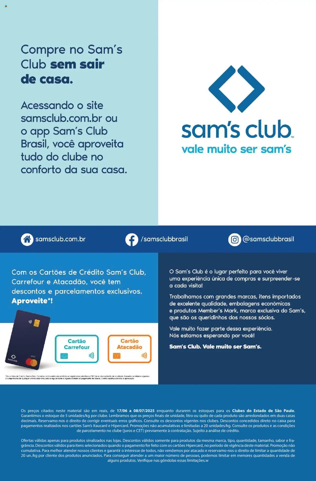 Sam's Club Folheto - válido de 17.06.2025 | Página: 22 | Produtos: Banco, Caixa