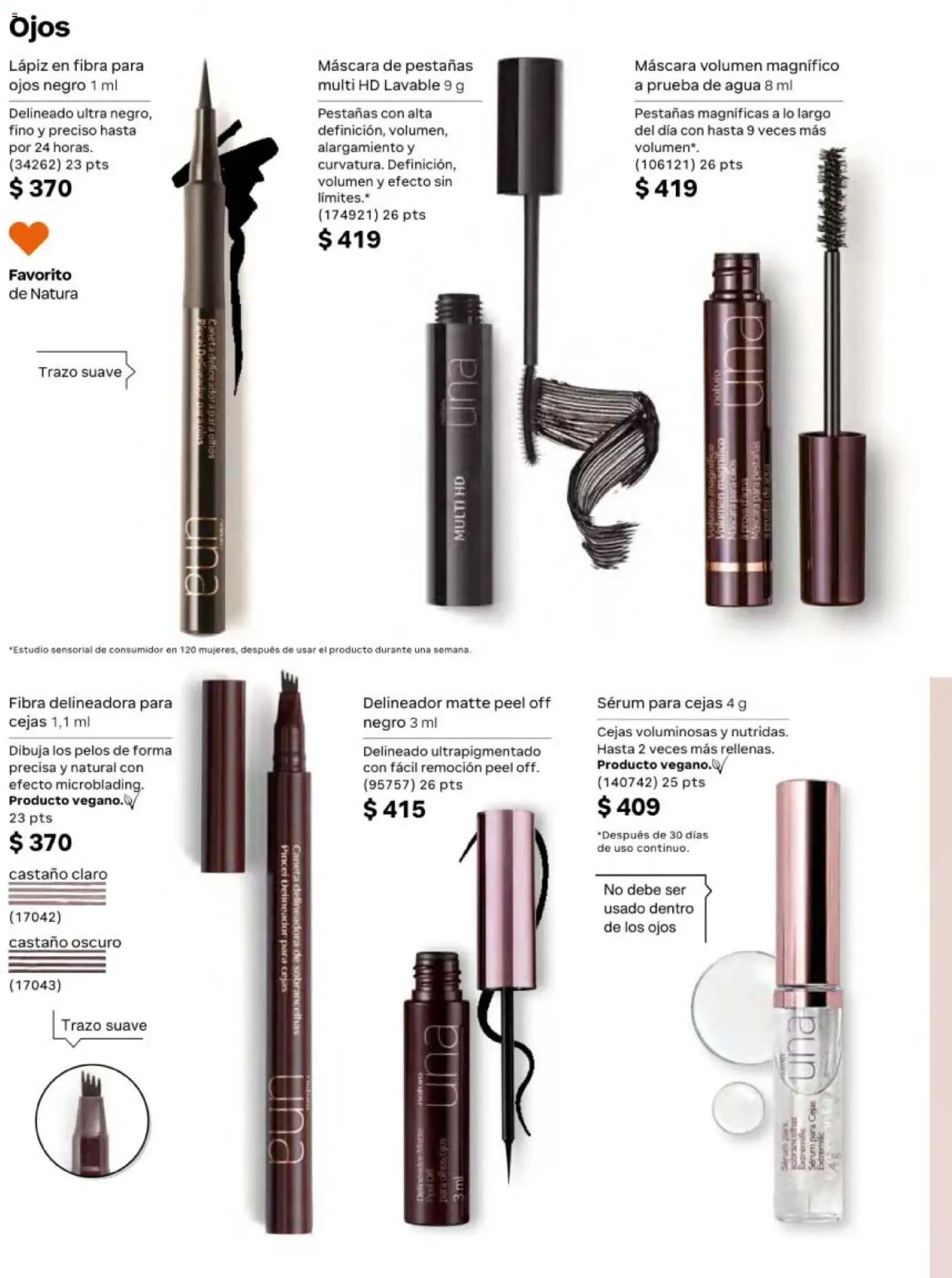 Nuevas ofertas de Natura válidas en toda la República Mexicana desde el 13.03.2026. ¡Encuentra las mejores ofertas en Natura campaña 5 2026! | Página: 66 | Productos: Pincel, Serum, Máscara de pestañas, Delineador