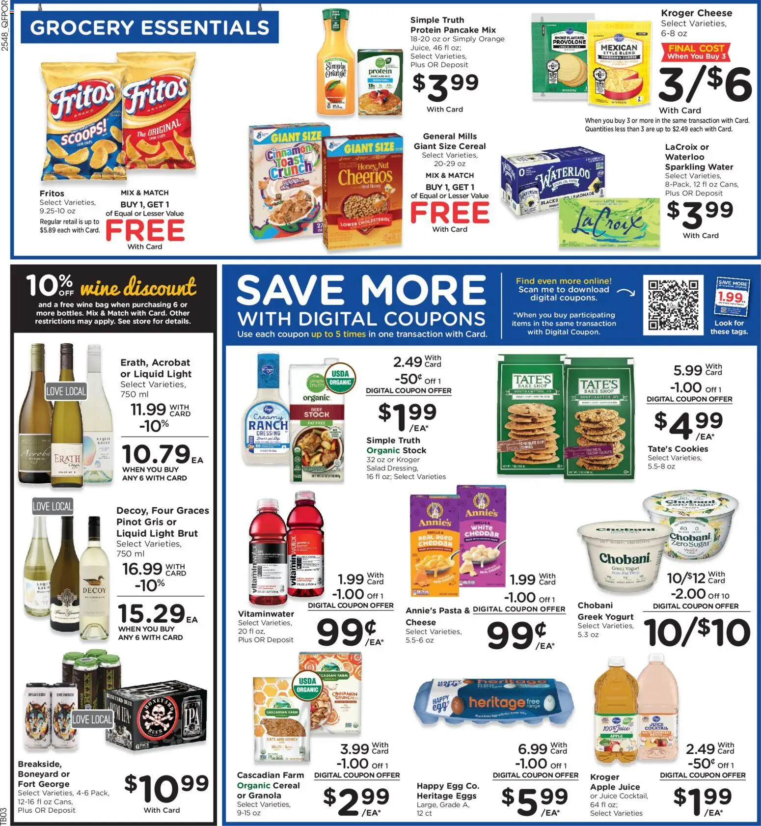 QFC Weekly Ad - OR - valid from 02.01.2026 | Page: 6 | Products: Vitamin, Eggs, Wine, Bag