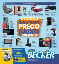 Lojas Becker - Ofertas Agosto - Pré-Visualização do folheto da loja Lojas Becker, válido de 01.08.2025