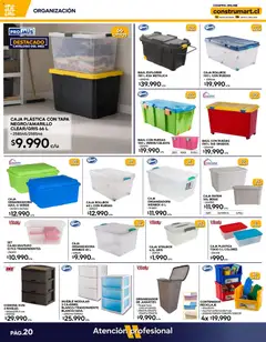 Construmart Ofertas válido desde el 01.03.2026 | Página: 20 | Productos: Organizador, Caja, Modular