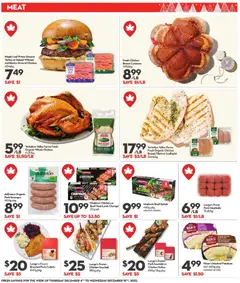 Preview of Longo's weekly flyer / circulaire from shop Longo's valid from 04.12.2025 | Page: 8 | Products: Beef, Turkey, Chicken, Pork