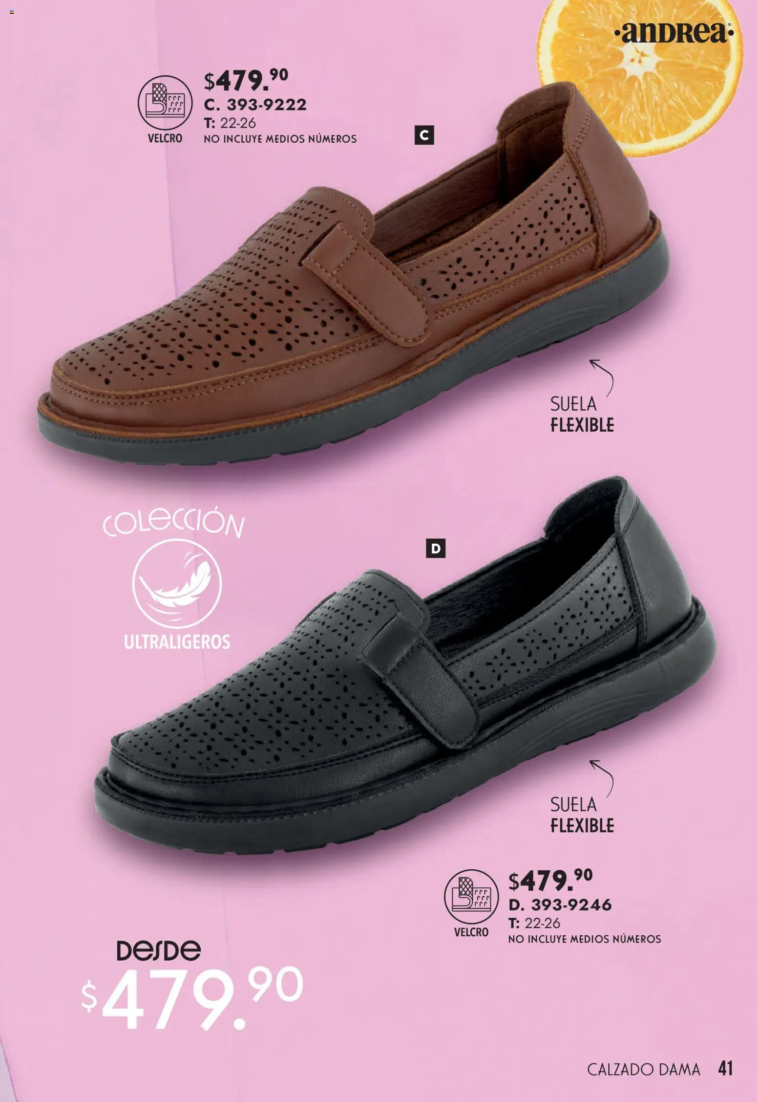 Nuevas ofertas de Andrea válidas en toda la República Mexicana desde el 22.03.2026. ¡Encuentra las mejores ofertas en Andrea catálogo Avances de Verano! | Página: 41 | Productos: Flexible