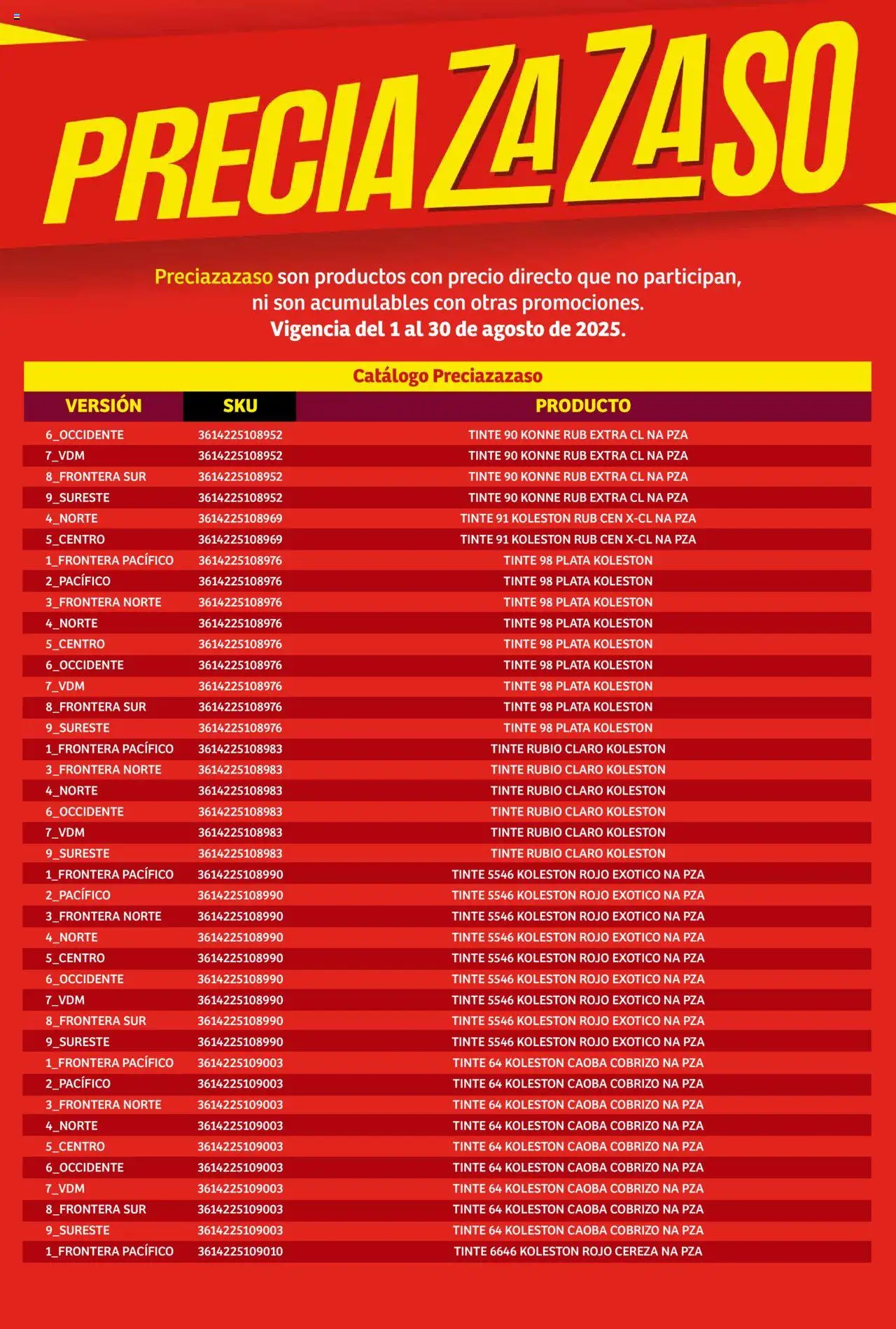 Nuevas ofertas de Soriana válidas en toda la República Mexicana desde el 01.08.2025. ¡Encuentra las mejores ofertas en Soriana - Catálogo Preciazazaso Mercado Nacional! | Página: 124