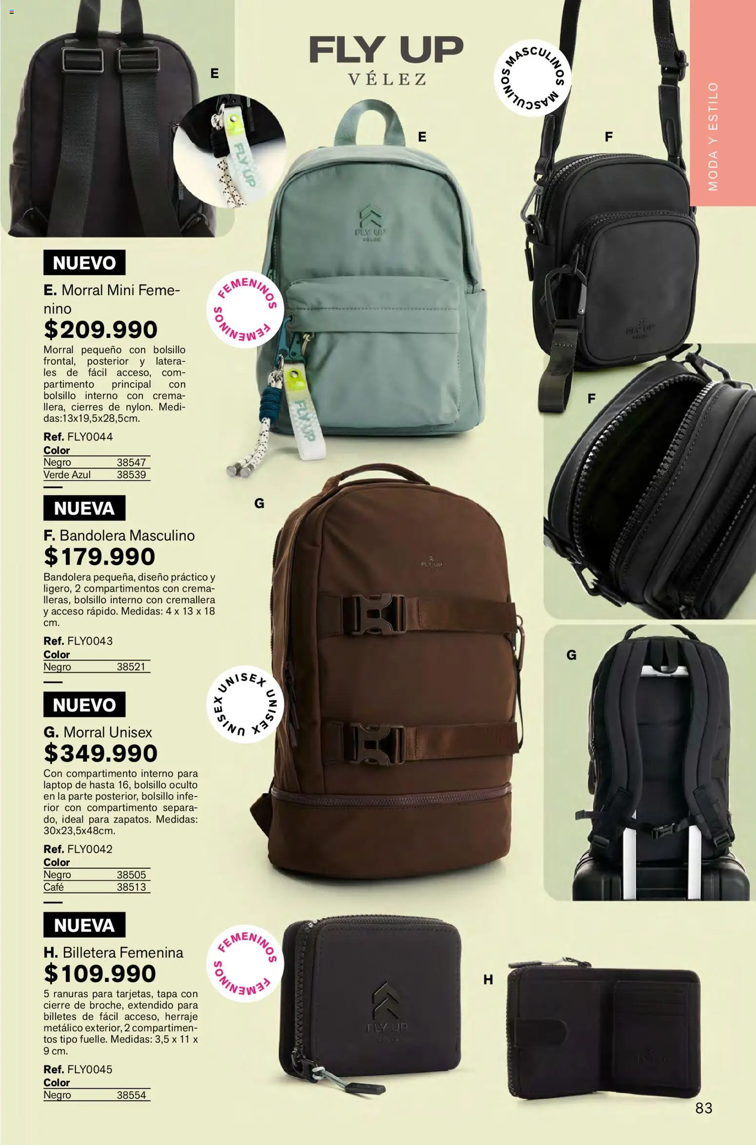 Leonisa revista - valida desde el 05.02.2026 | Página: 83 | Productos: Billetera, Laptop, Morral, Café
