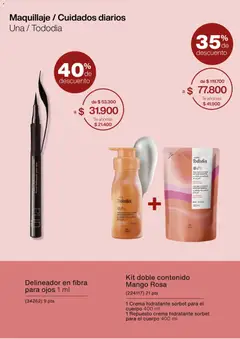 Natura - Catálogo C17/2025 -  Vista previa de la revista de la tienda Natura valido desde el 13.11.2025 | Página: 44 | Productos: Té, Mango, Maquillaje, Delineador