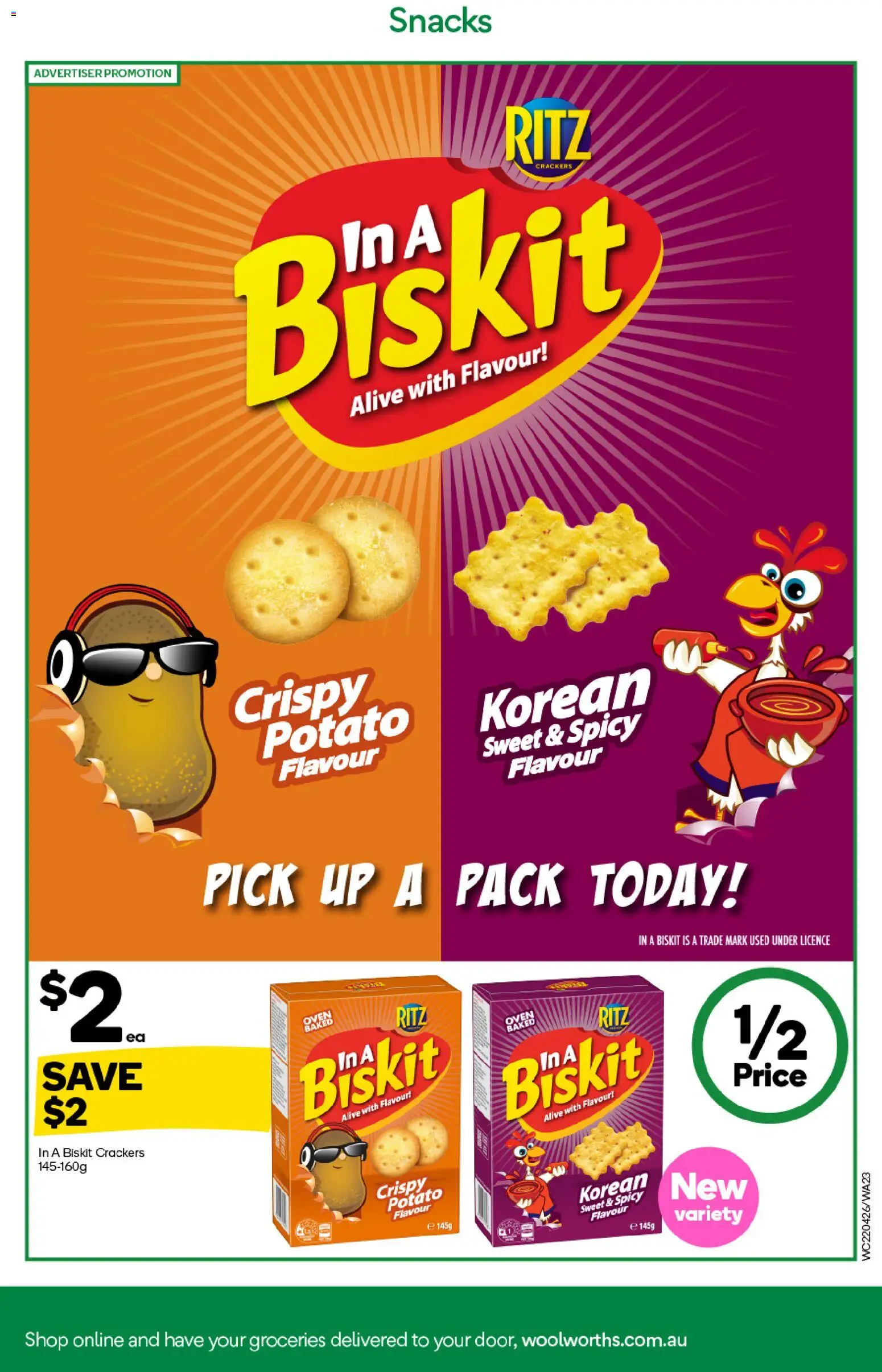 Woolworths catalogue - valid from 22.04.2026 | Page: 23 | Products: Crackers