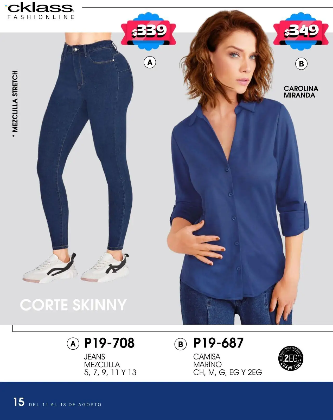 Nuevas ofertas de Cklass válidas en toda la República Mexicana desde el 11.08.2025. ¡Encuentra las mejores ofertas en Cklass - Catálogo Hot Fashion! | Página: 16 | Productos: Camisa