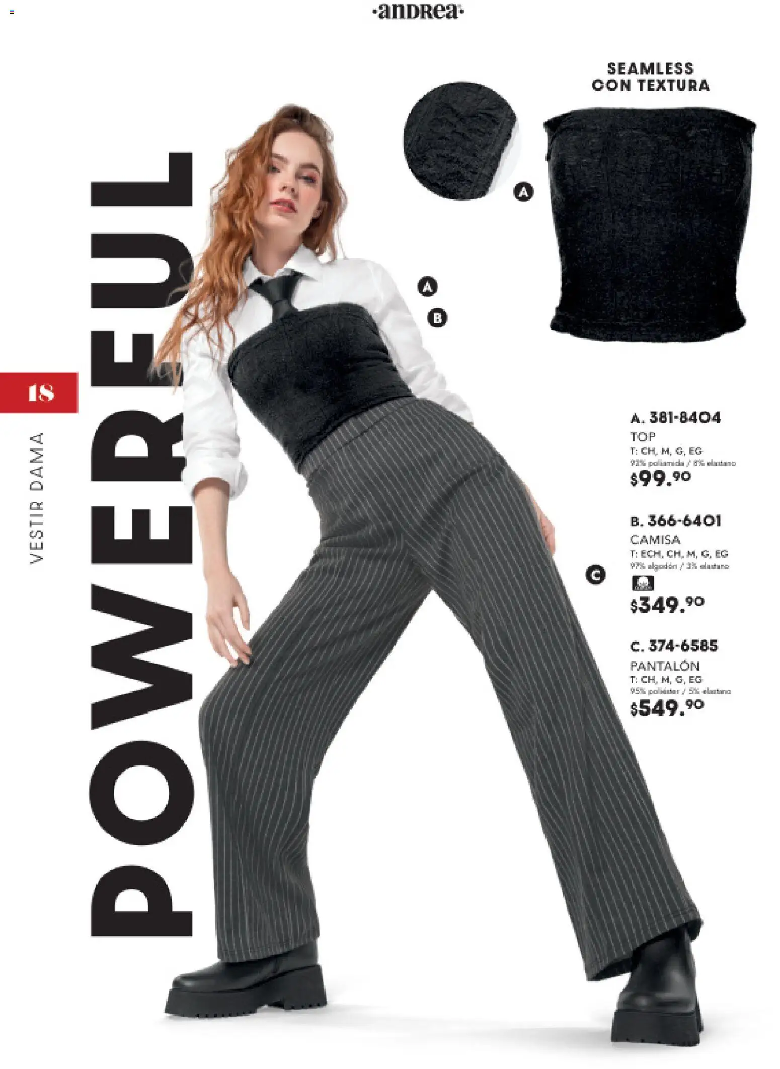 Nuevas ofertas de Andrea válidas en toda la República Mexicana desde el 16.11.2025. ¡Encuentra las mejores ofertas en Andrea catálogo Moda Joven! | Página: 18