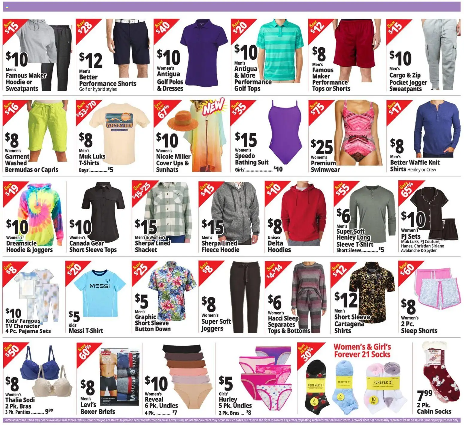 Ocean State Job Lot Weekly Ad - MA - valid from 05.03.2026 | Page: 6 | Products: Swimwear, Shorts, Briefs, UPS
