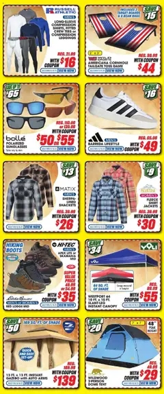 Preview of Big 5 Sporting Goods weekly ads valid from 10.10.2025 | Page: 4 | Products: Shirt, Leggings, Water, Boots