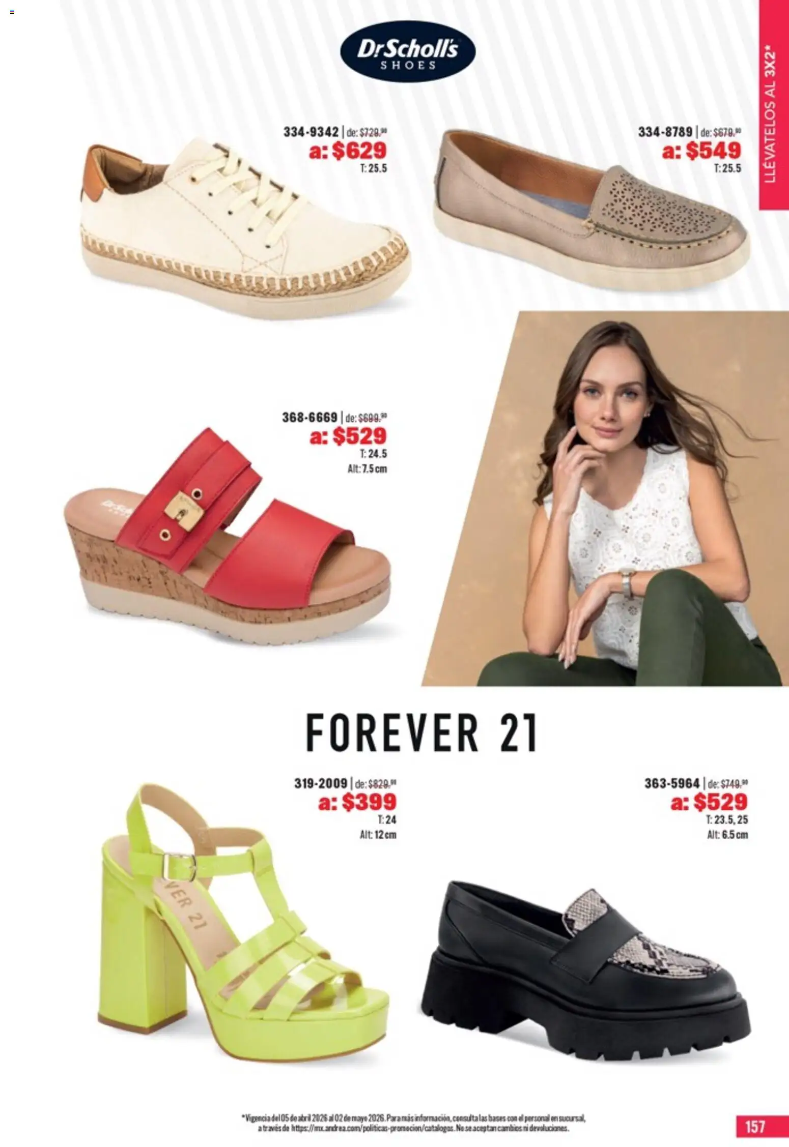 Nuevas ofertas de Andrea válidas en toda la República Mexicana desde el 05.04.2026. ¡Encuentra las mejores ofertas en Andrea catálogo Outlet! | Página: 157