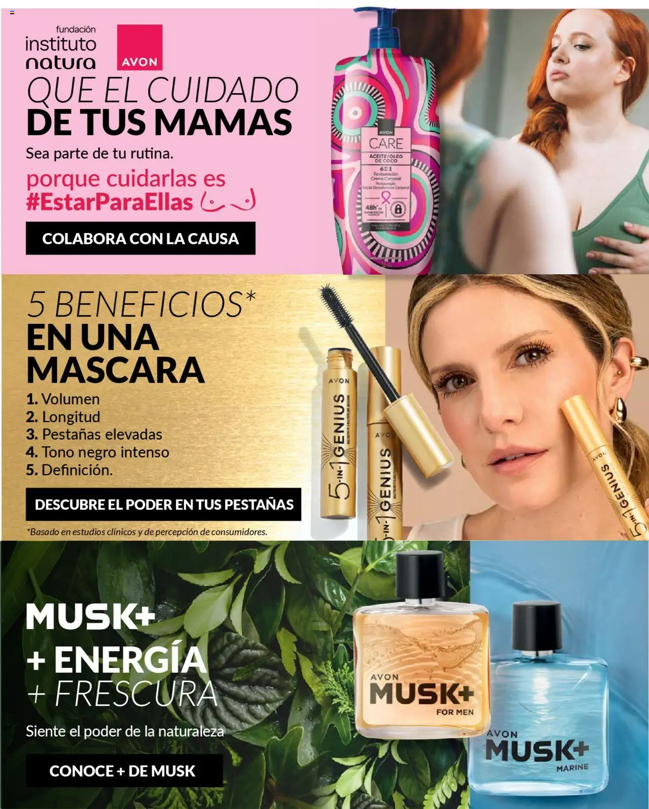 Avon revista - valida desde el 12.09.2025 | Página: 4 | Productos: Crema, Coco, Máscara, Desodorante