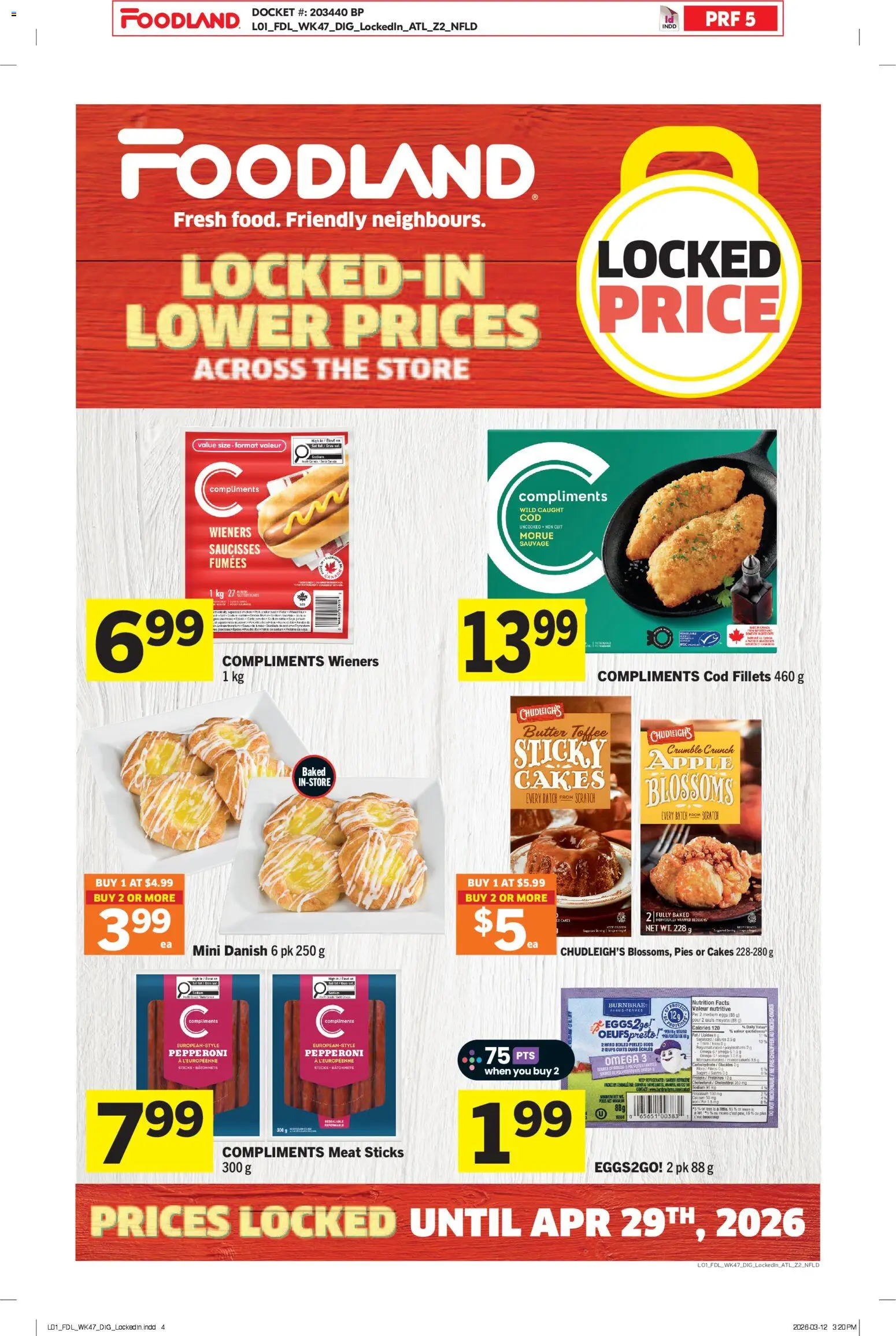 Foodland flyer valid from 19.03.2026 | Page: 5 | Products: Butter, Eggs