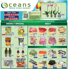 Preview of Oceans weekly flyer / circulaire from shop Oceans valid from 22.08.2025