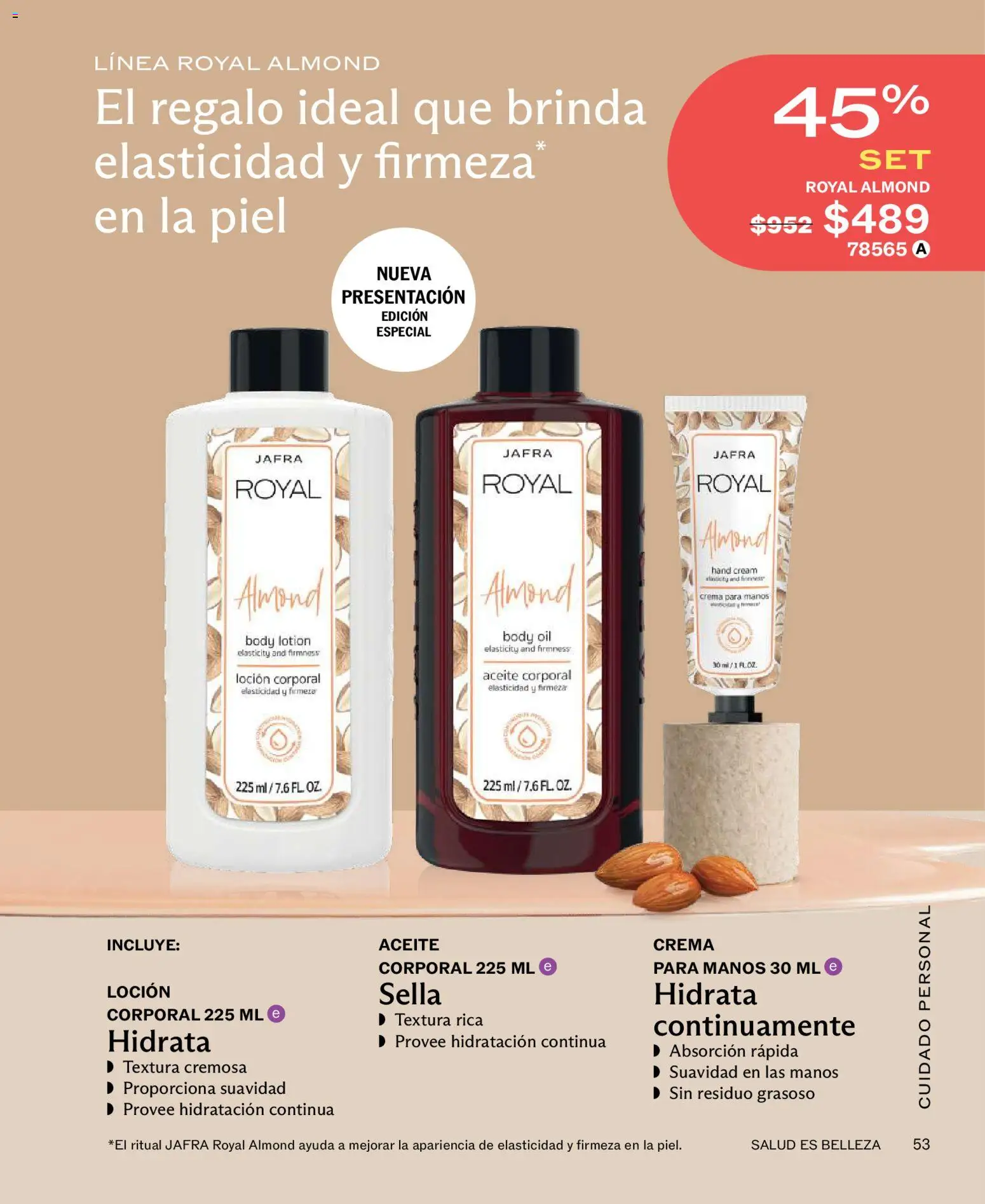 Nuevas ofertas de JAFRA válidas en toda la República Mexicana desde el 01.12.2025. ¡Encuentra las mejores ofertas en JAFRA catálogo! | Página: 53 | Productos: Crema, Aceite, Loción, Body